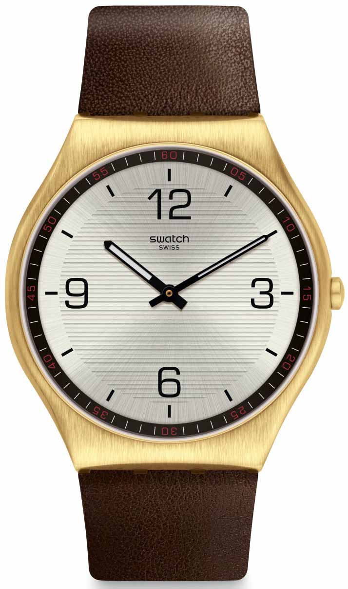 Swatch Ss07g100 Skin Suit Coffee Erkek Kol Saati
