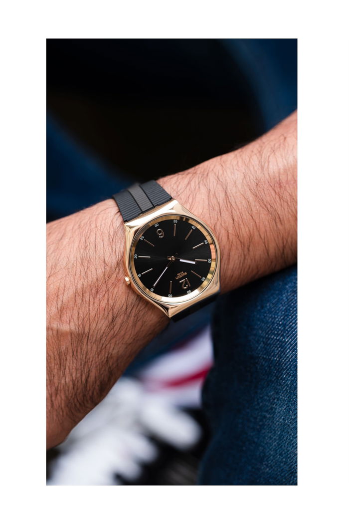 Swatch Ss07g102 Bienne By Night Erkek Saati