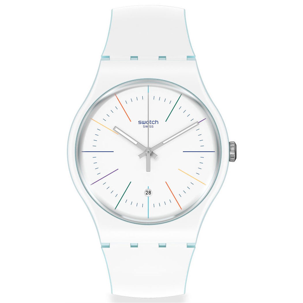 Swatch Suos404 WHITE LAYERED Kol Saati