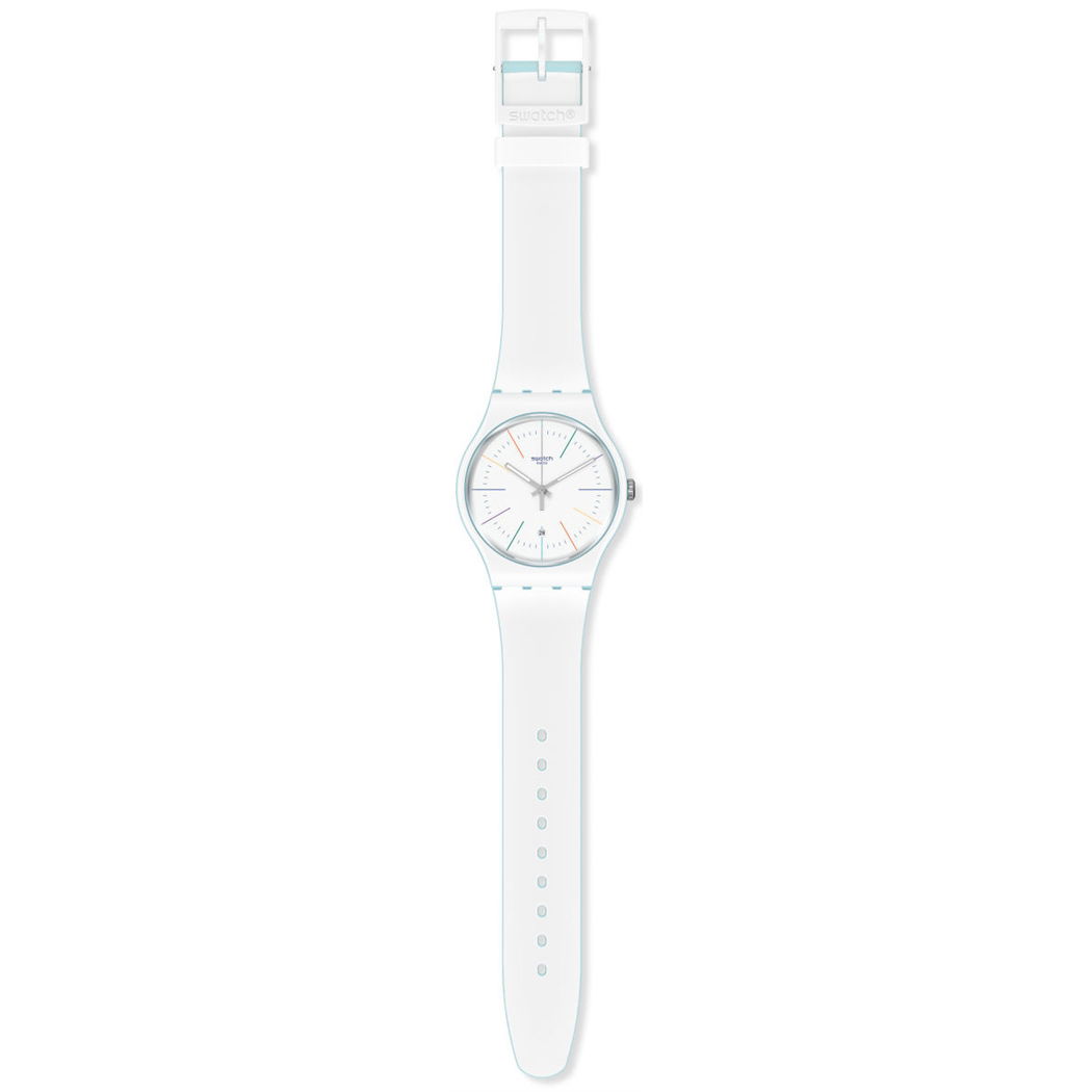 Swatch Suos404 WHITE LAYERED Kol Saati