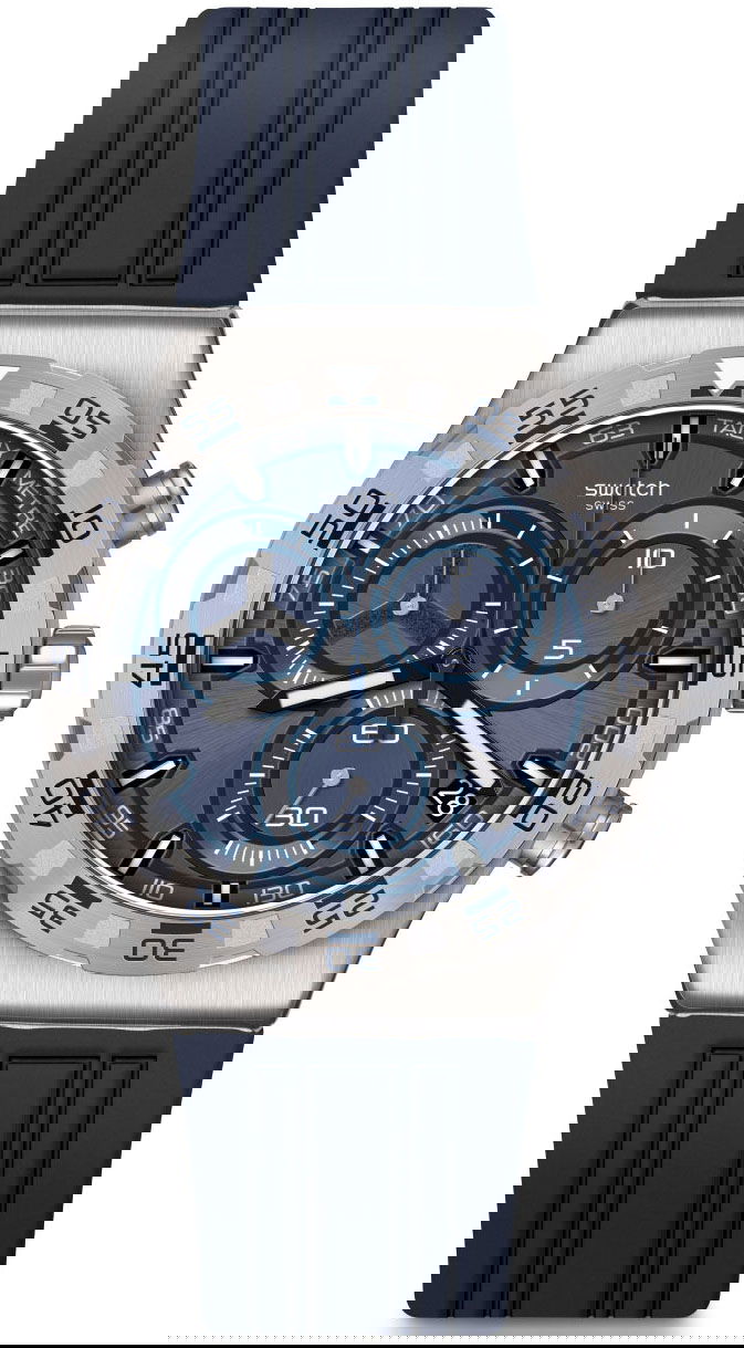 Swatch Yvs473 TECKNO BLUE Erkek Kol Saati