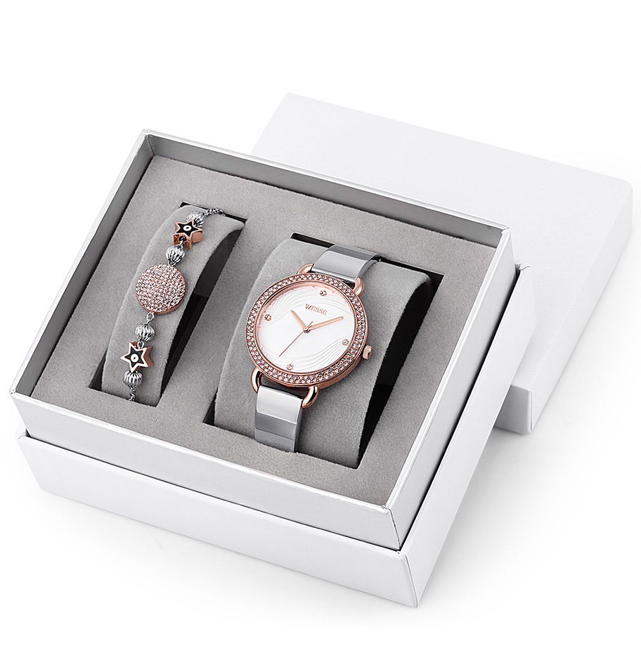 Wesse Swwl108204 Set Bayan Saati ve Bileklik