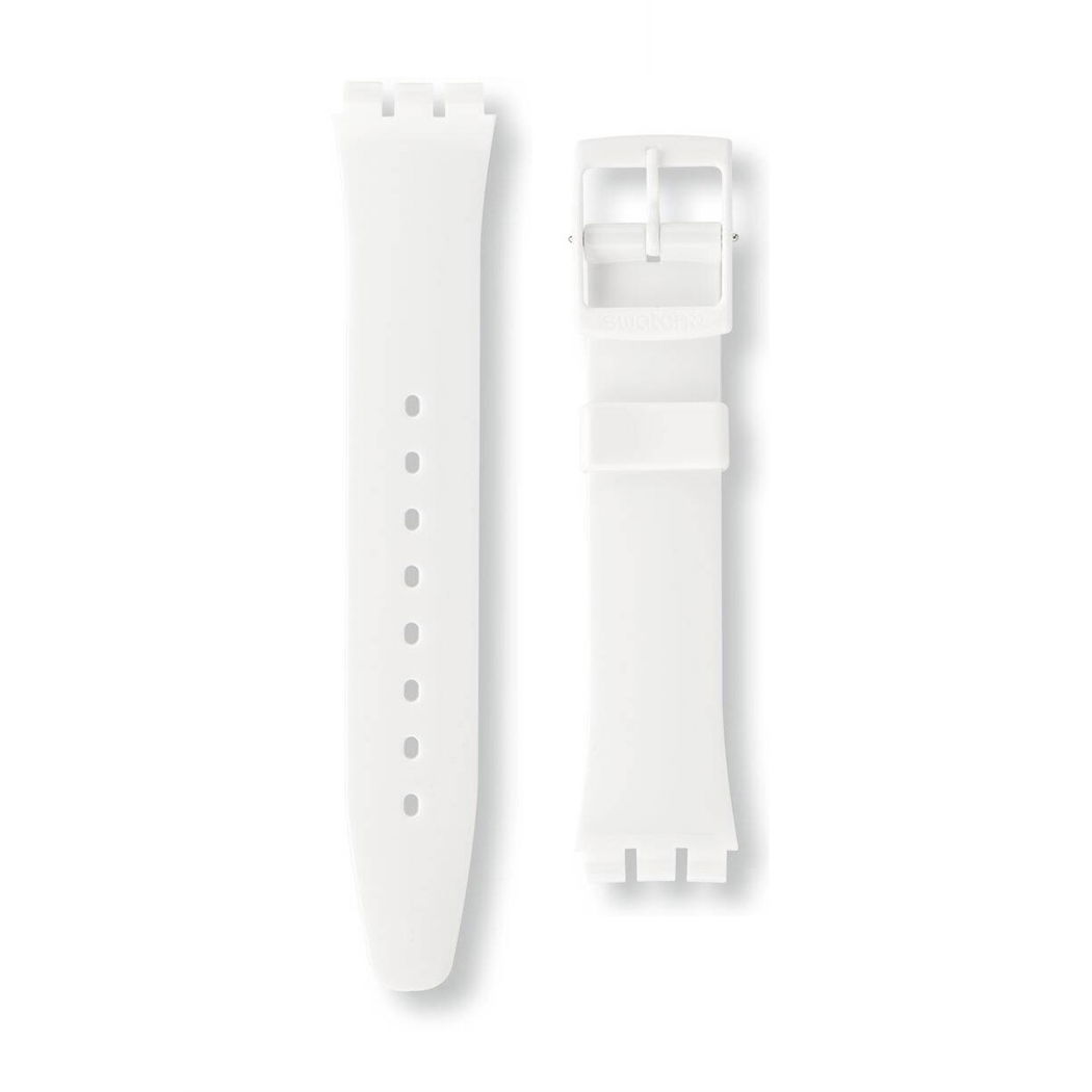 Swatch Beyaz Plastik Kordon Agw151