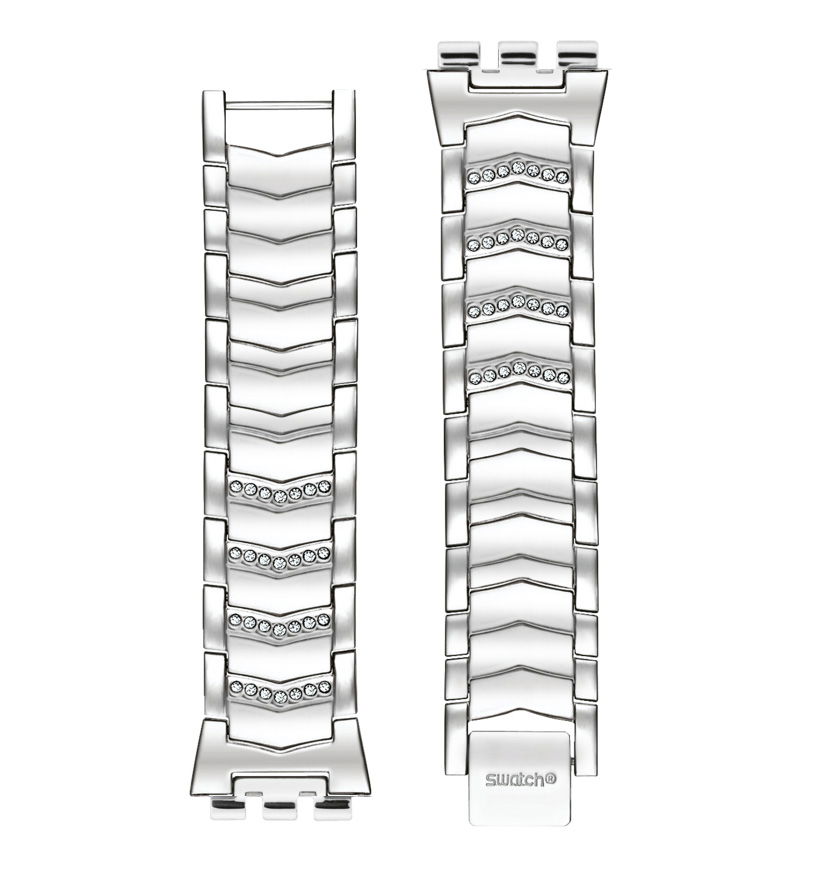 Swatch Taşlı Metal Kordon Asfk248g