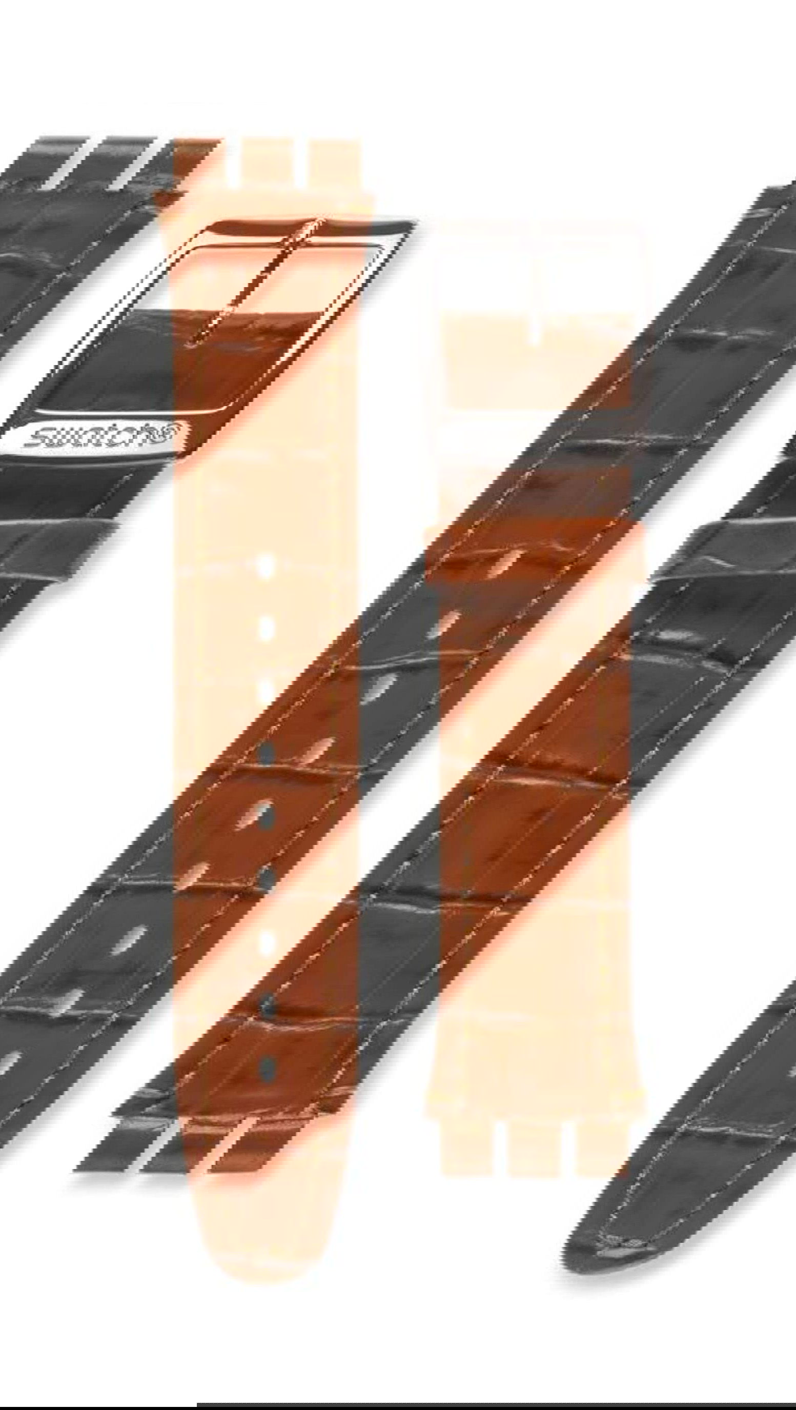 Swatch Kahverengi Deri Kayış AYCS429