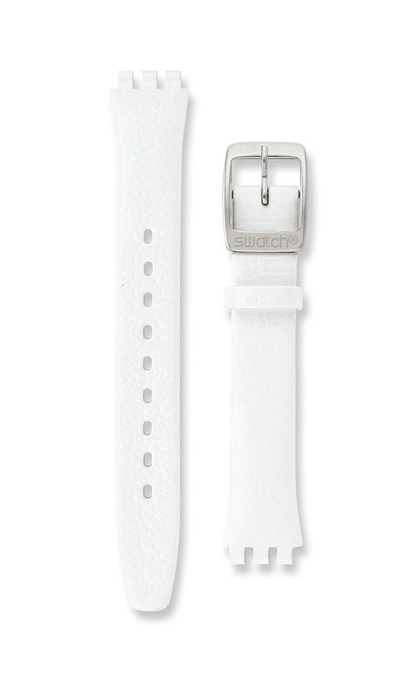 Swatch Beyaz Deri Kayış Ayss267
