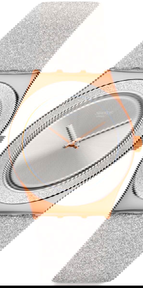 Swatch Ylg145 GREY SPARKLE Bayan Saati