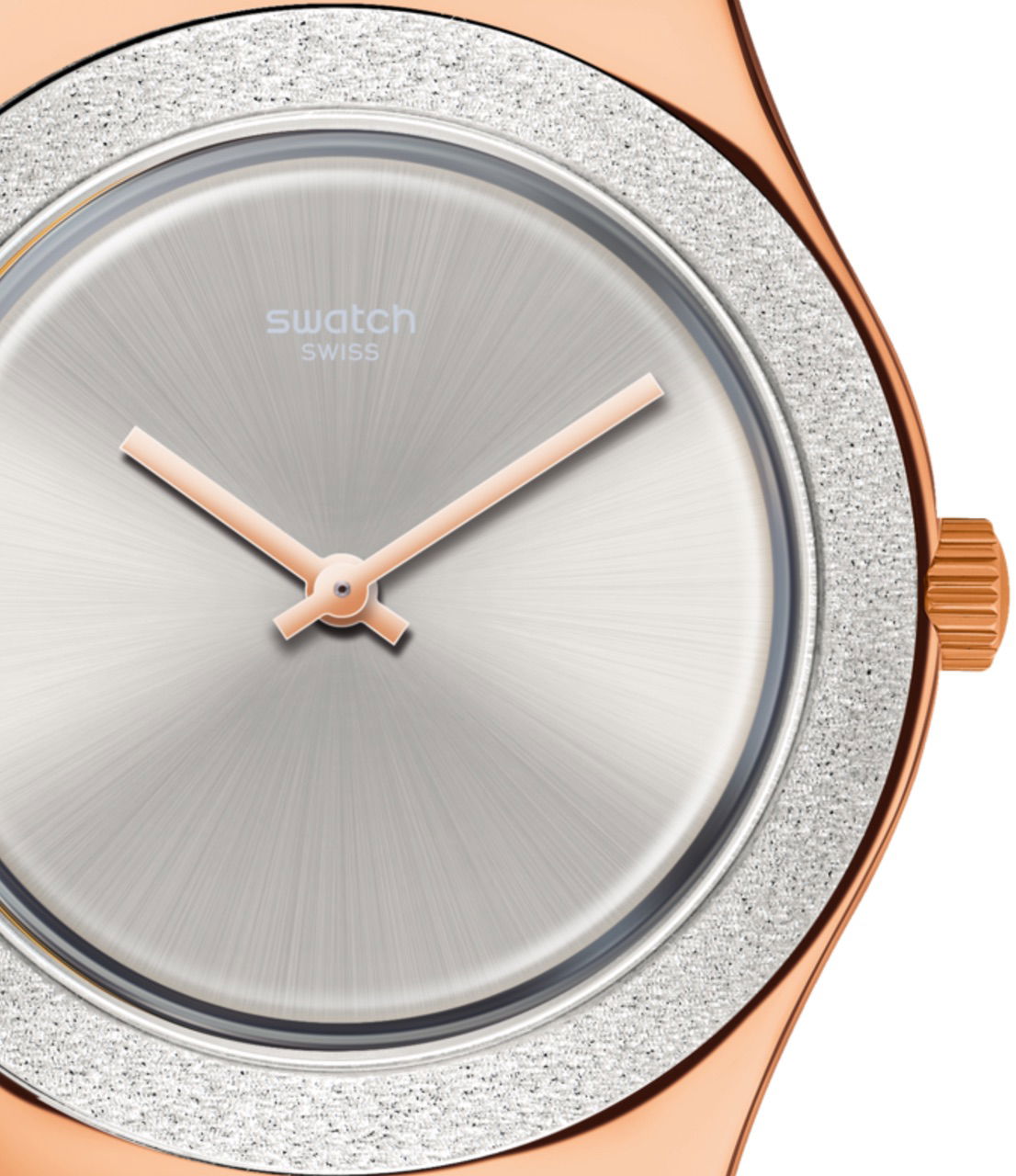 Swatch Ylg145 GREY SPARKLE Bayan Saati