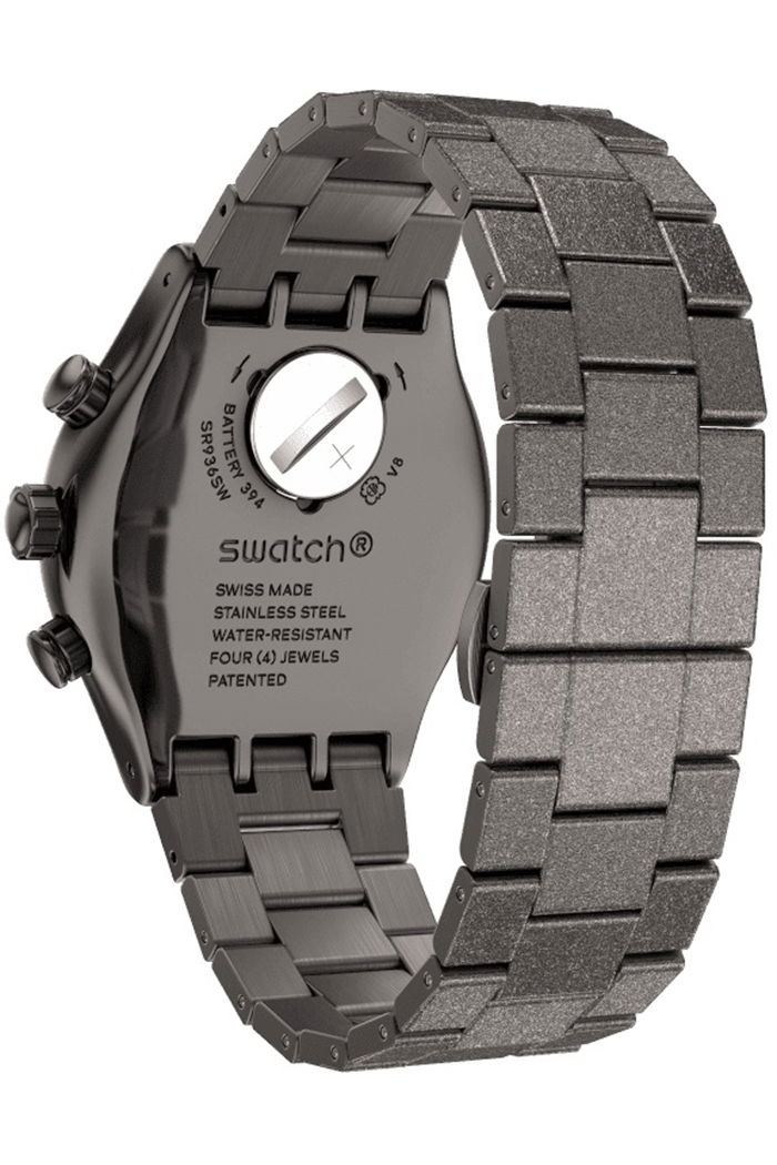 Swatch Yvm405g RONY BLACKSHINY Kol Saati
