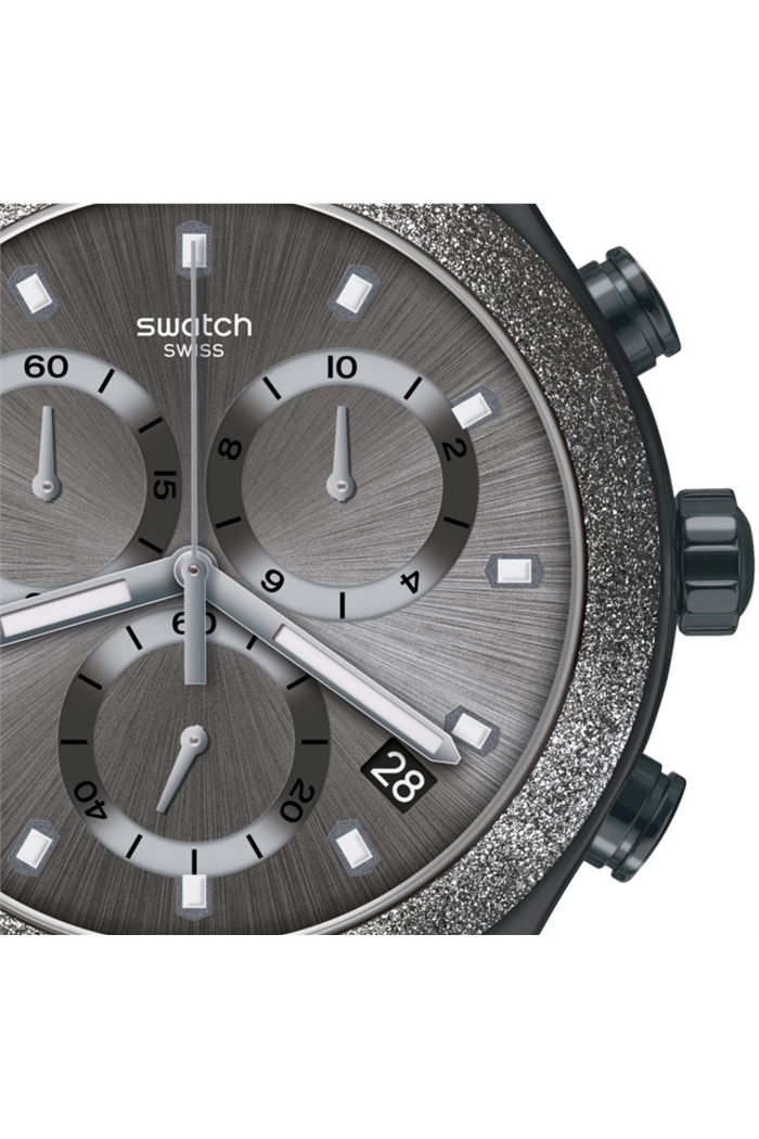 Swatch Yvm405g RONY BLACKSHINY Kol Saati