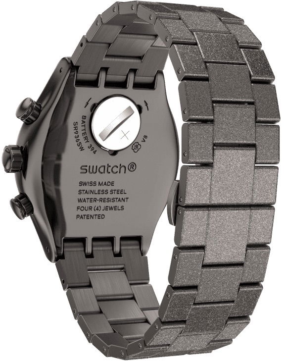 Swatch Yvm405g RONY BLACKSHINY Kol Saati