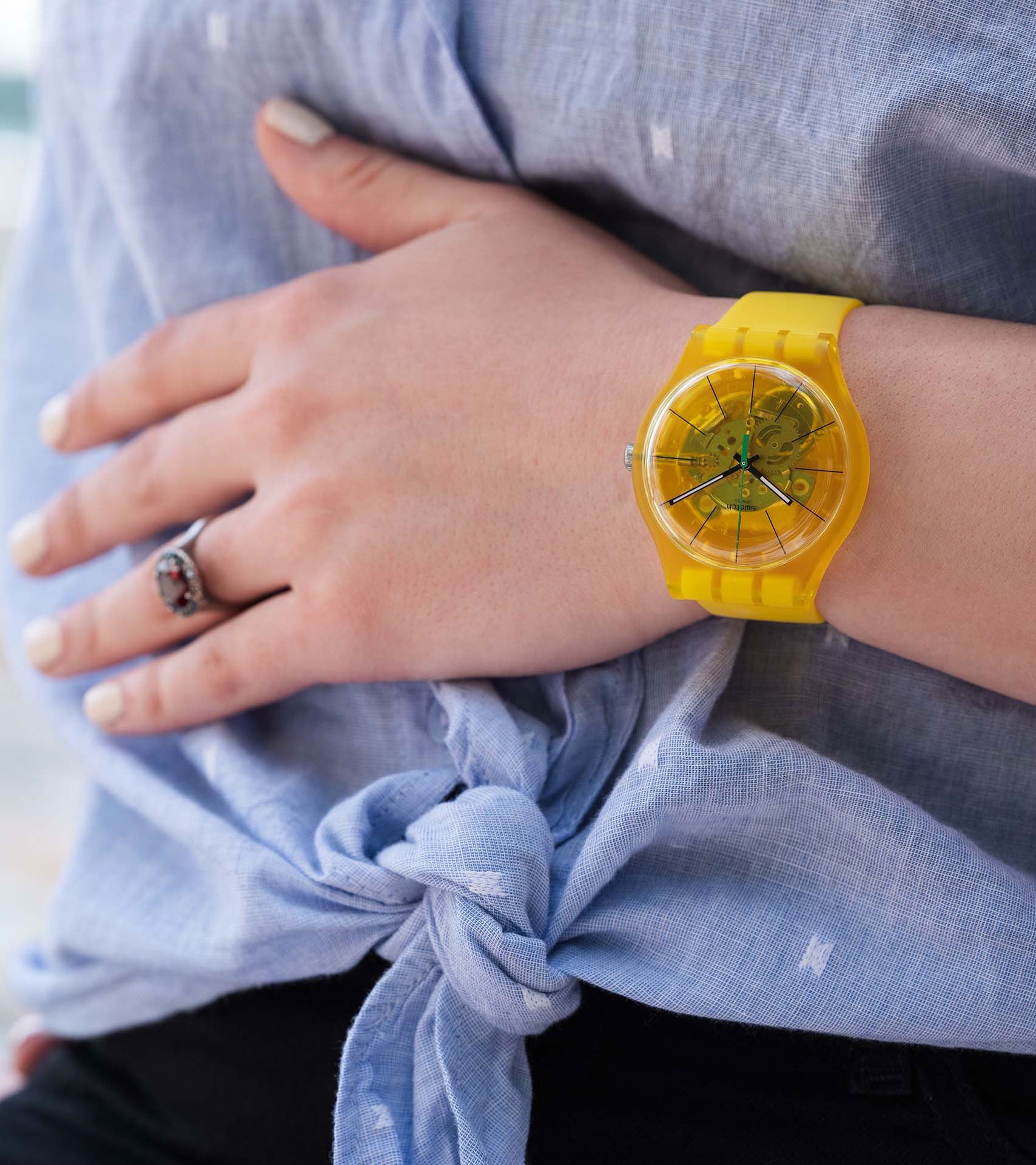Swatch Suoj108 BIO LEMON Kol Saati