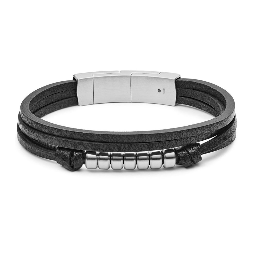 Fossil Jf03001-040 Erkek Deri Bileklik