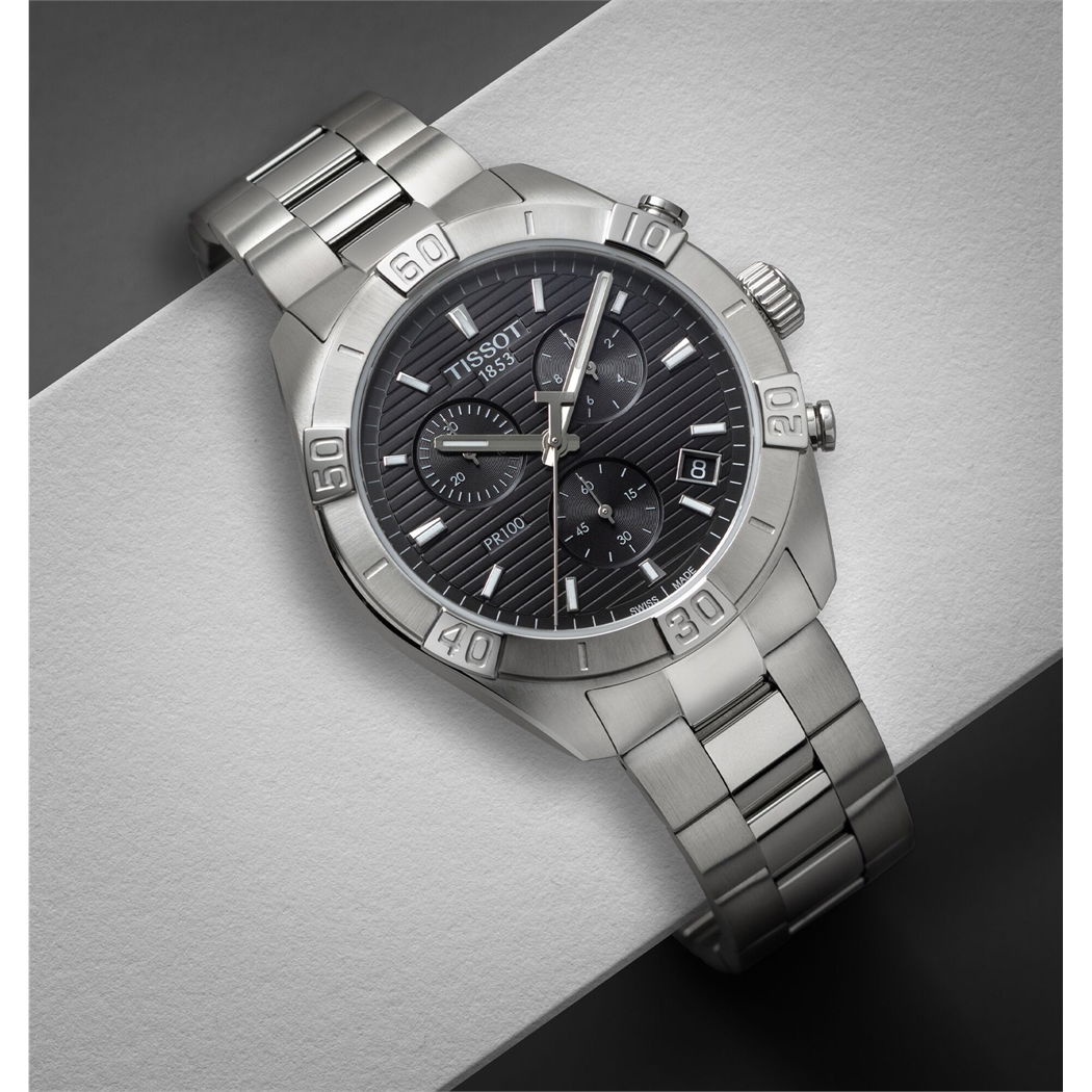 Tissot PR 100 Sport Gent Chrono 44mm T1016171105100 - Erkek Kol Saati (T101.617.11.051.00)