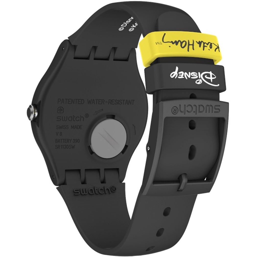 Swatch Suoz337 MICKEY BLANC SUR NOIR
