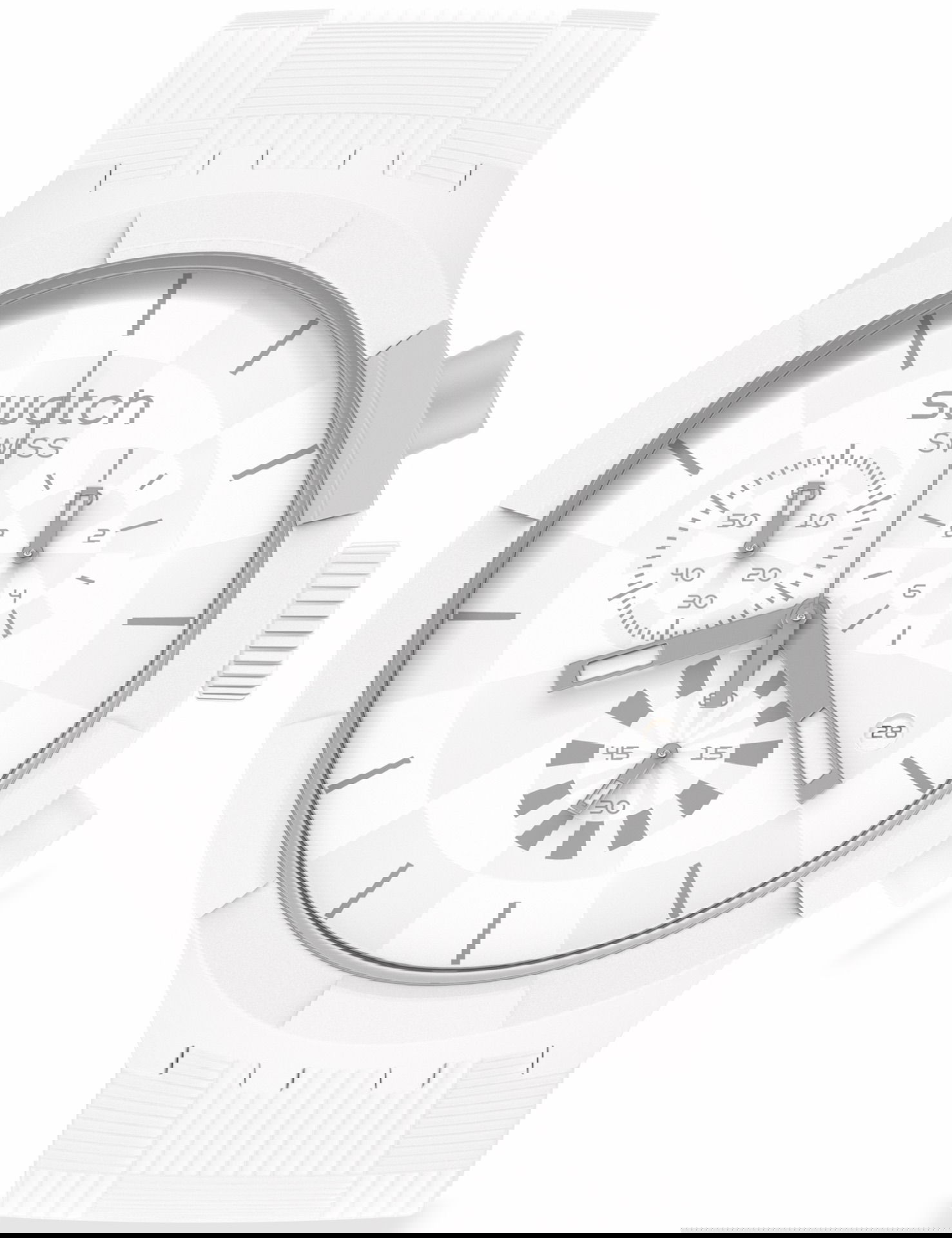 Swatch Sb02w400 CHEQUERED WHITE Kol Saati