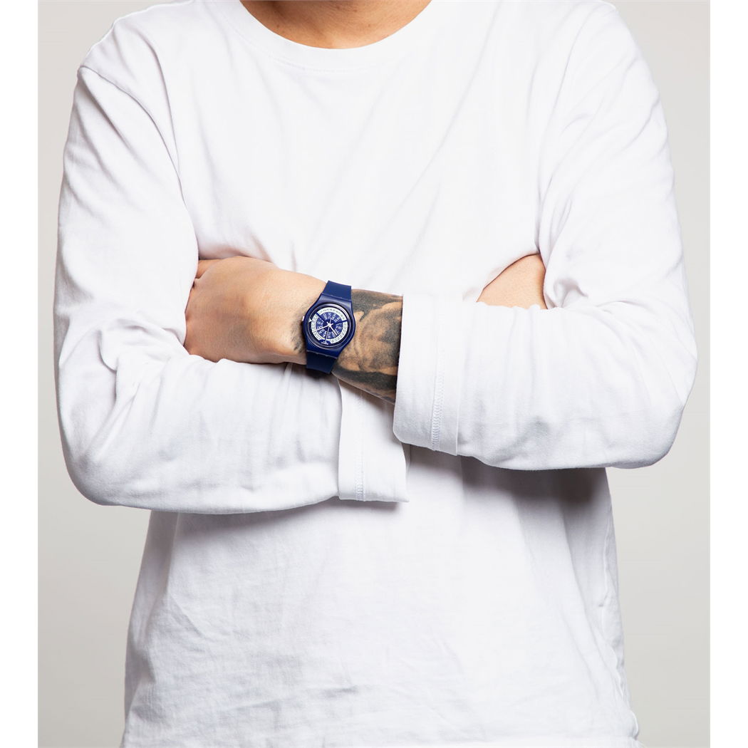 Swatch Gn727 N-IGMA NAVY Kol Saati