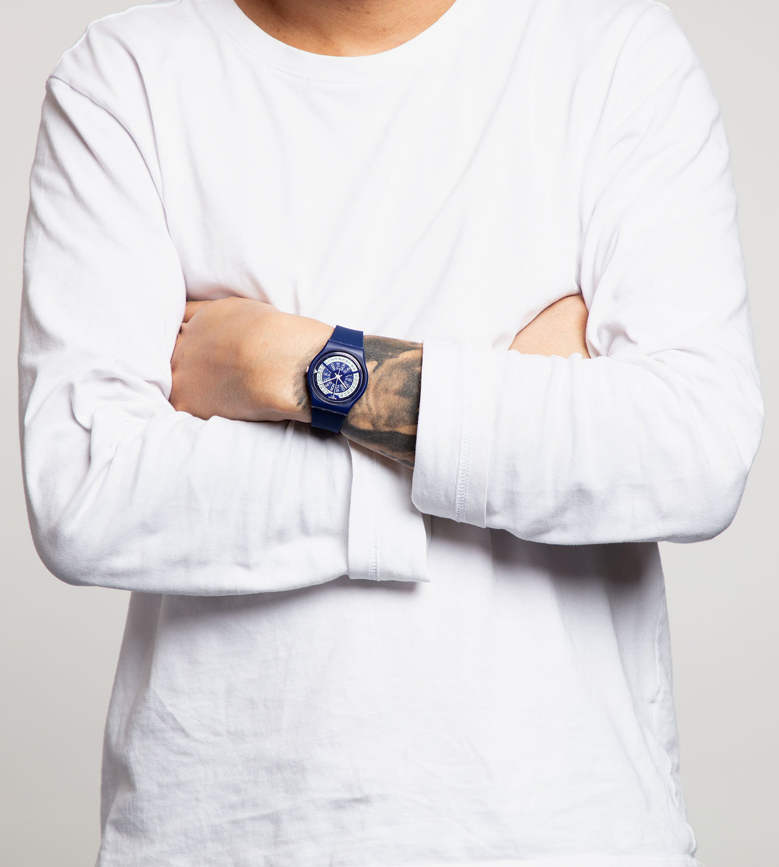 Swatch Gn727 N-IGMA NAVY Kol Saati