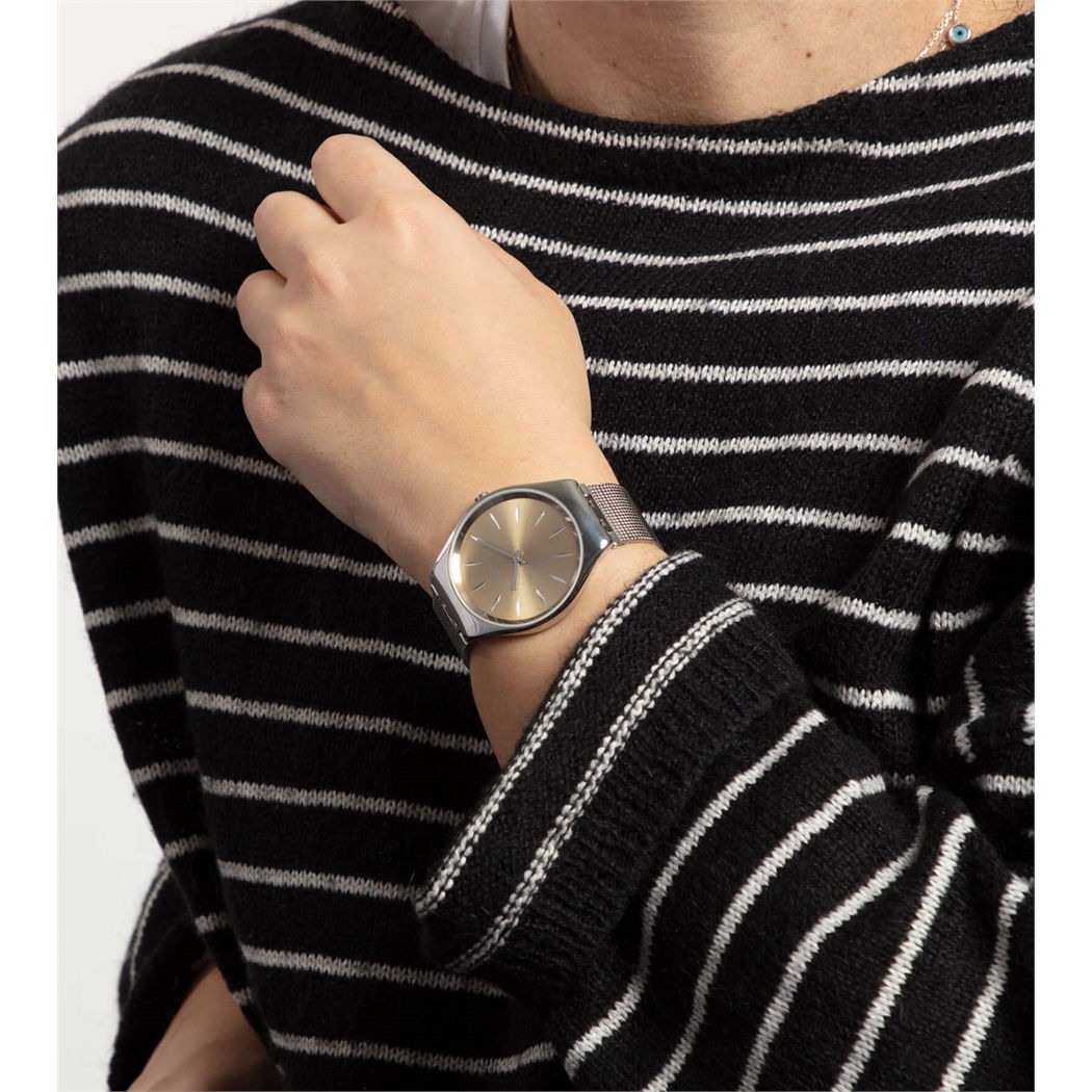 Swatch Syxs133m SKINGOLDENBLINK Kol Saati