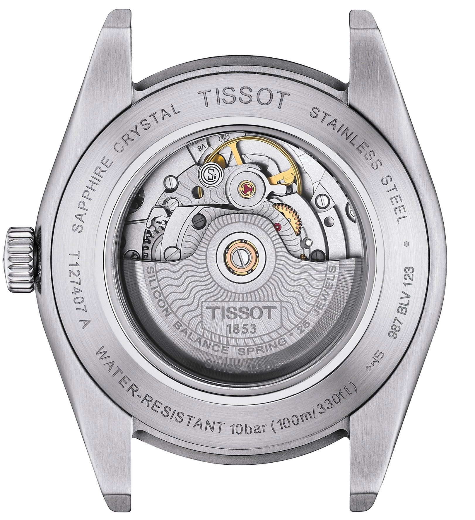 Tissot Gentleman 40mm T1274071605100 - Otomatik Erkek Saati (T127.407.16.051.00)