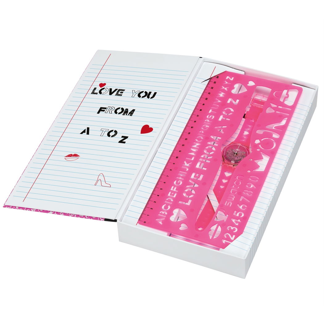 Swatch Gz354 LOVE WITH ALL THE ALPHABET