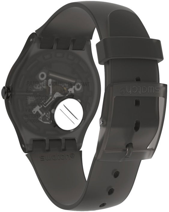 Swatch Suob183 BLACK BLUR Kol Saati