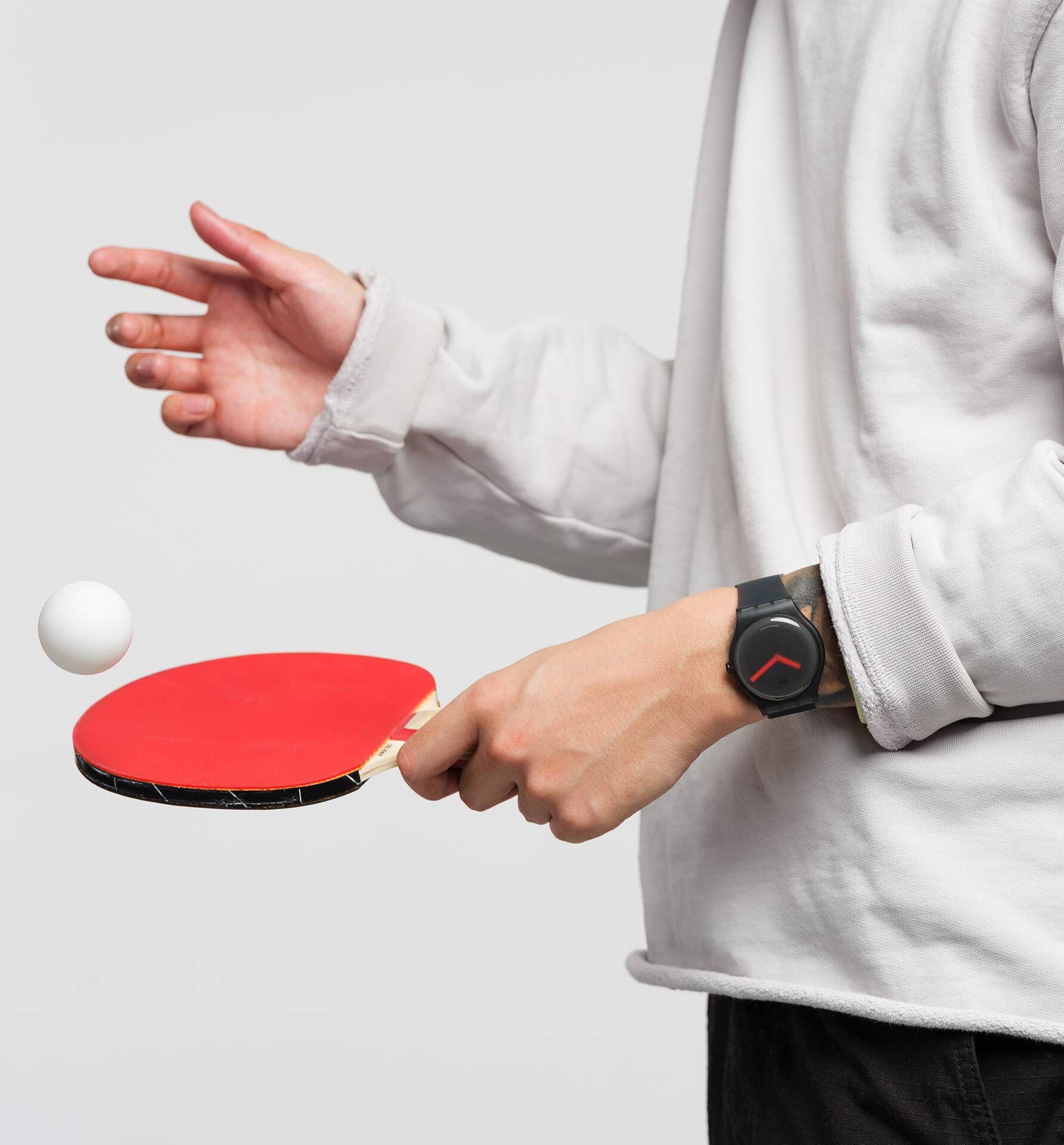 Swatch Suob183 BLACK BLUR Kol Saati