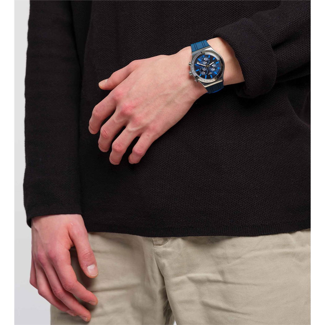 Swatch Yvs478 Electric Blue Kol Saati