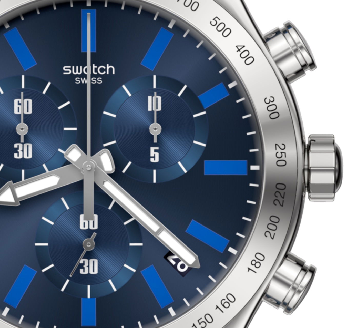 Swatch Yvs478 Electric Blue Kol Saati