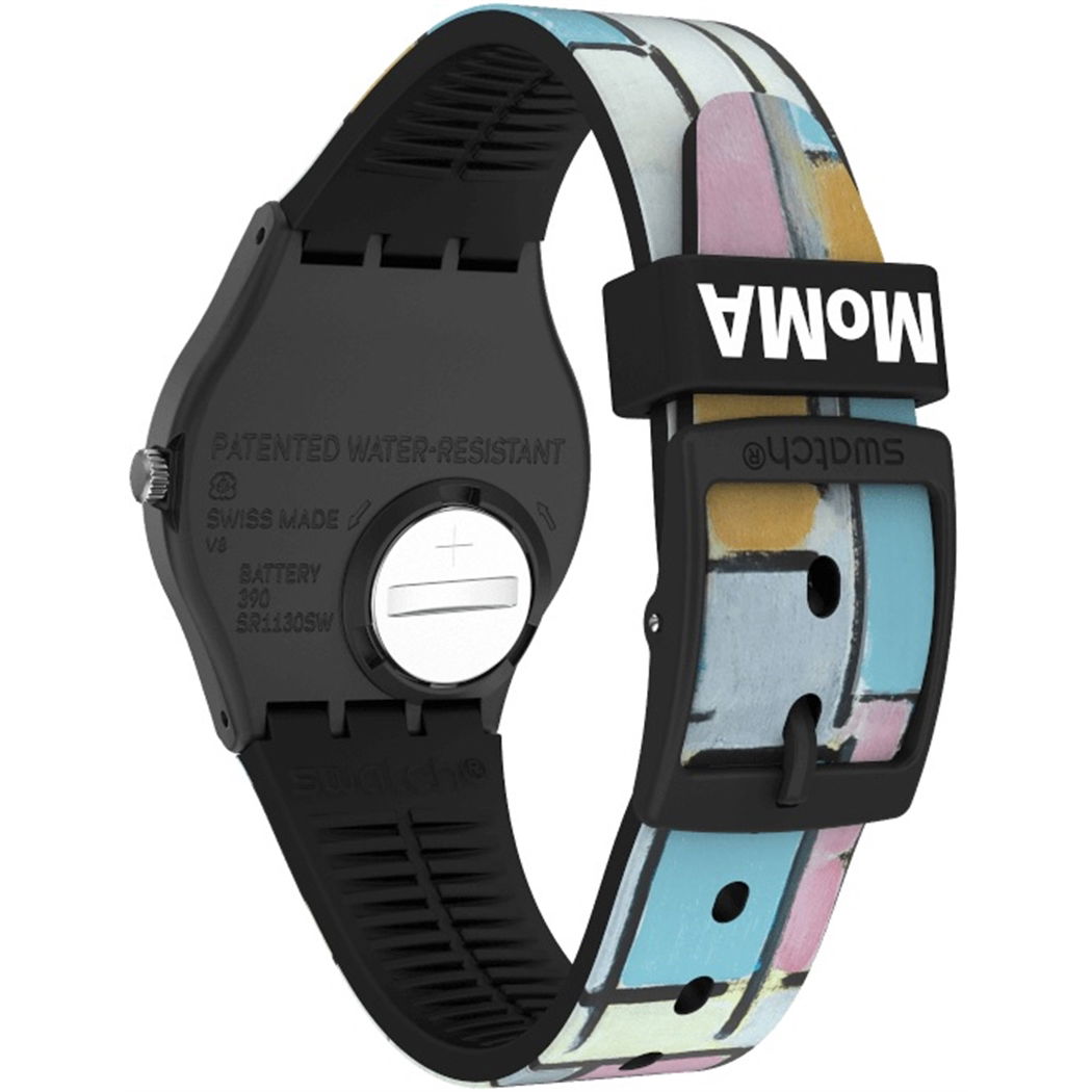 Swatch Gz350 COMPOSITION IN OVAL WITH COLOR PLANES 1