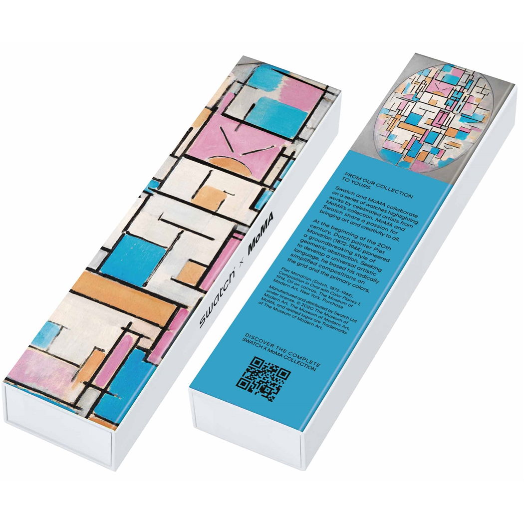 Swatch Gz350 COMPOSITION IN OVAL WITH COLOR PLANES 1