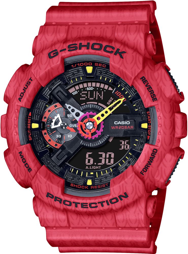 Casio Ga-110sgh-4adr Gshock Kol Saati