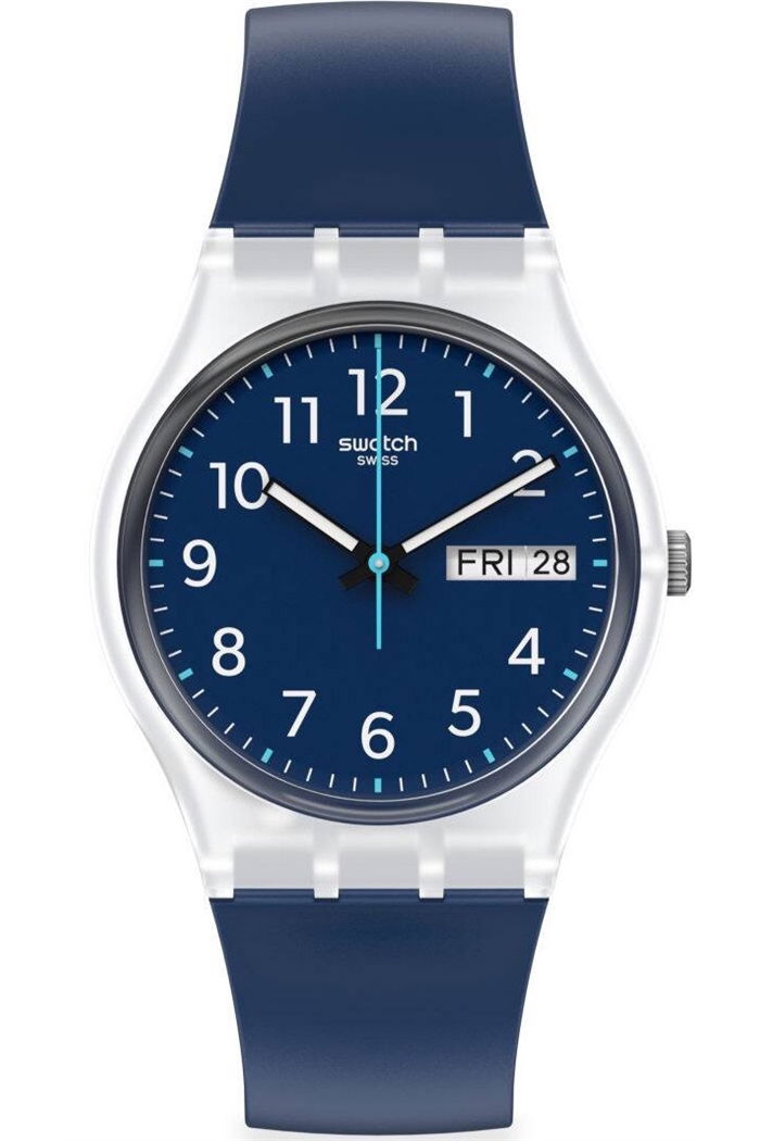 Swatch Ge725 RINSE REPEAT NAVY Kol Saati