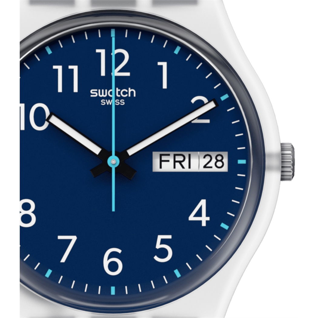 Swatch Ge725 RINSE REPEAT NAVY Kol Saati