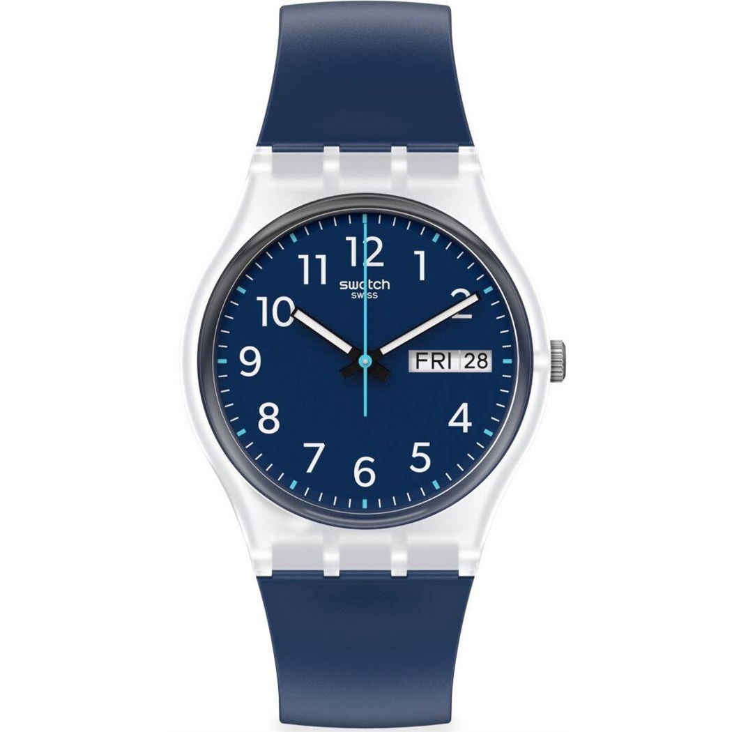 Swatch Ge725 RINSE REPEAT NAVY Kol Saati