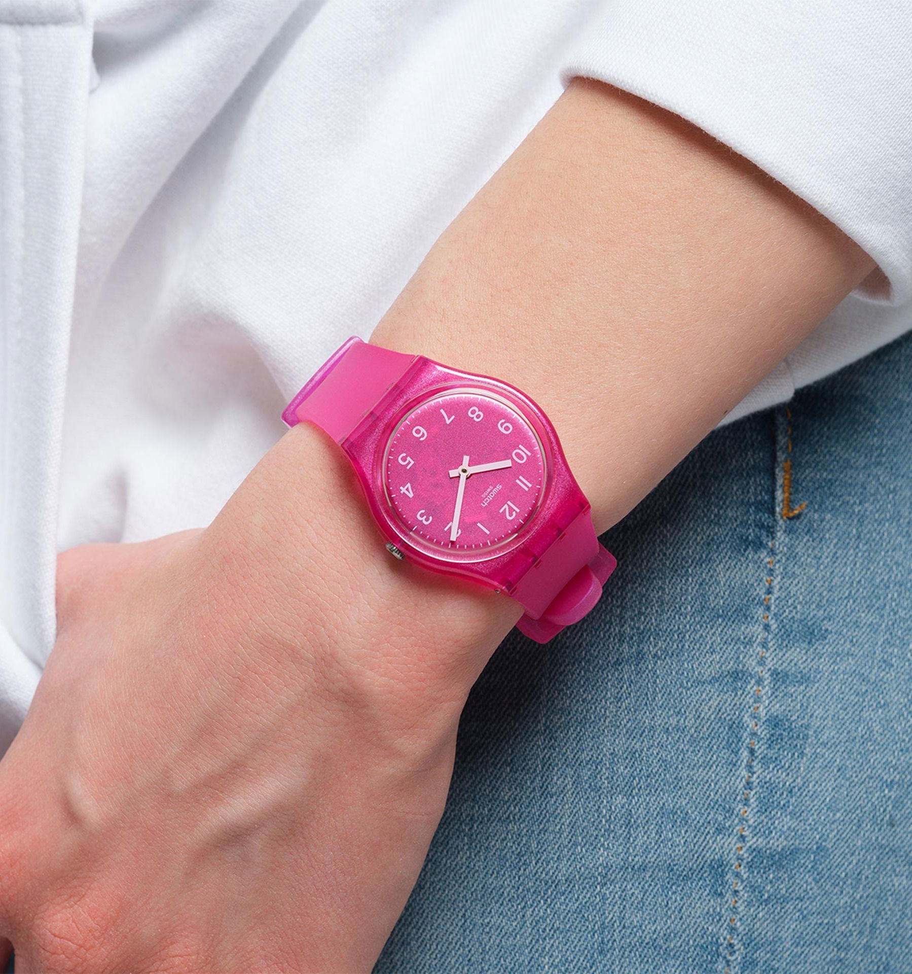 Swatch Gp170 BLURRY PINK Kol Saati