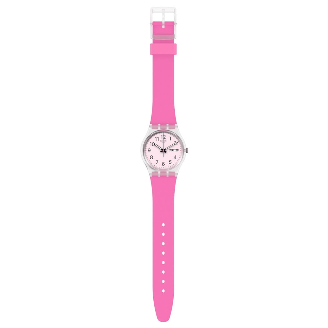 Swatch Ge724 RINSE REPEAT PINK Kol Saati