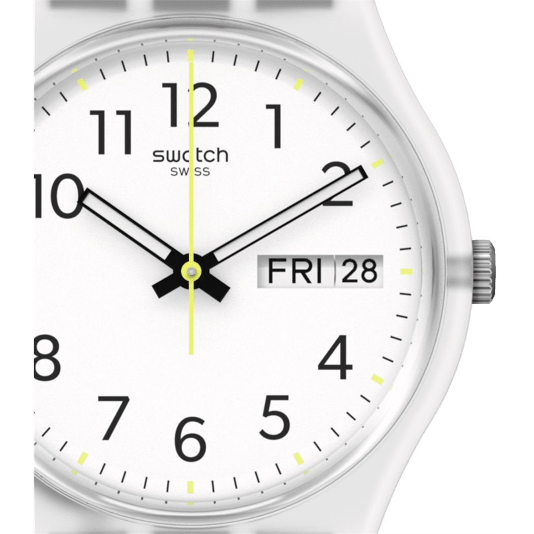 Swatch Ge726 RINSE REPEAT BLACK Kol Saati