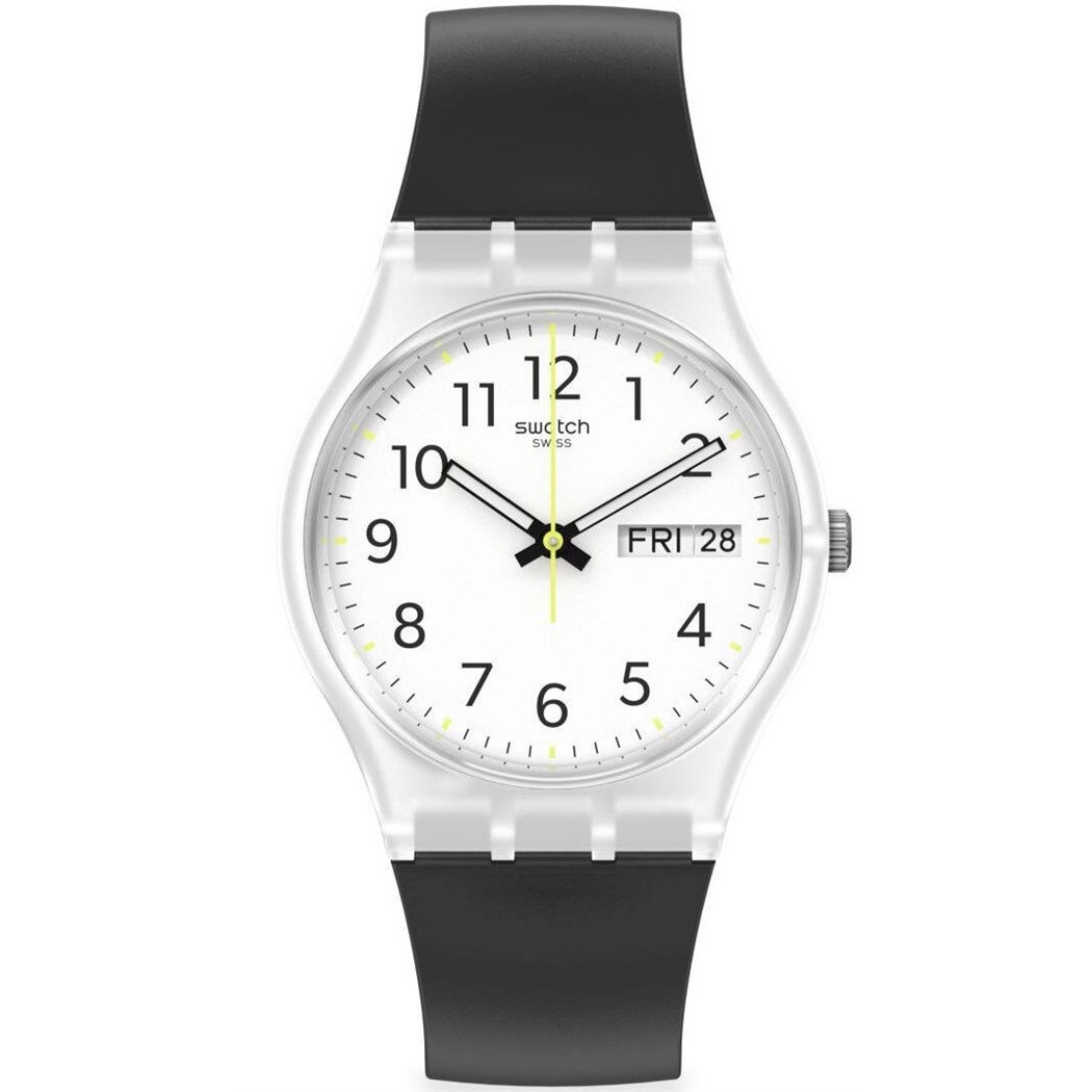 Swatch Ge726 RINSE REPEAT BLACK Kol Saati