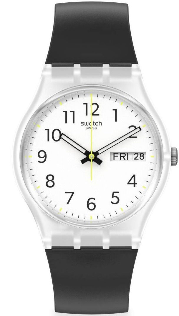 Swatch Ge726 RINSE REPEAT BLACK Kol Saati