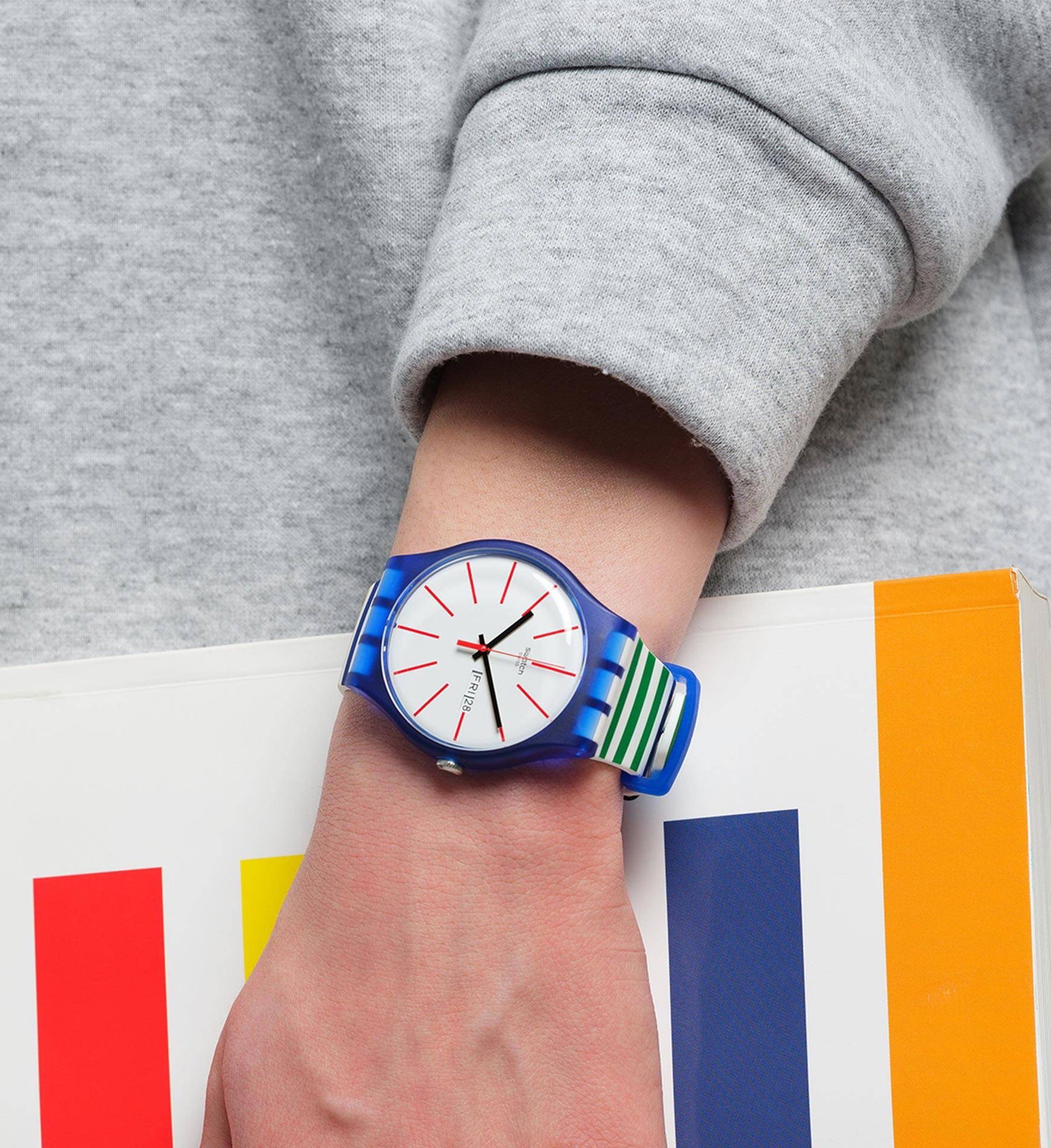 Swatch Suon715 HOME STRIPE HOME Kol Saati