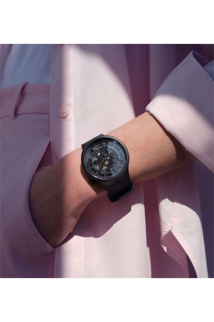 Swatch Sb03b100 C-BLACK Big Bold Ceramic