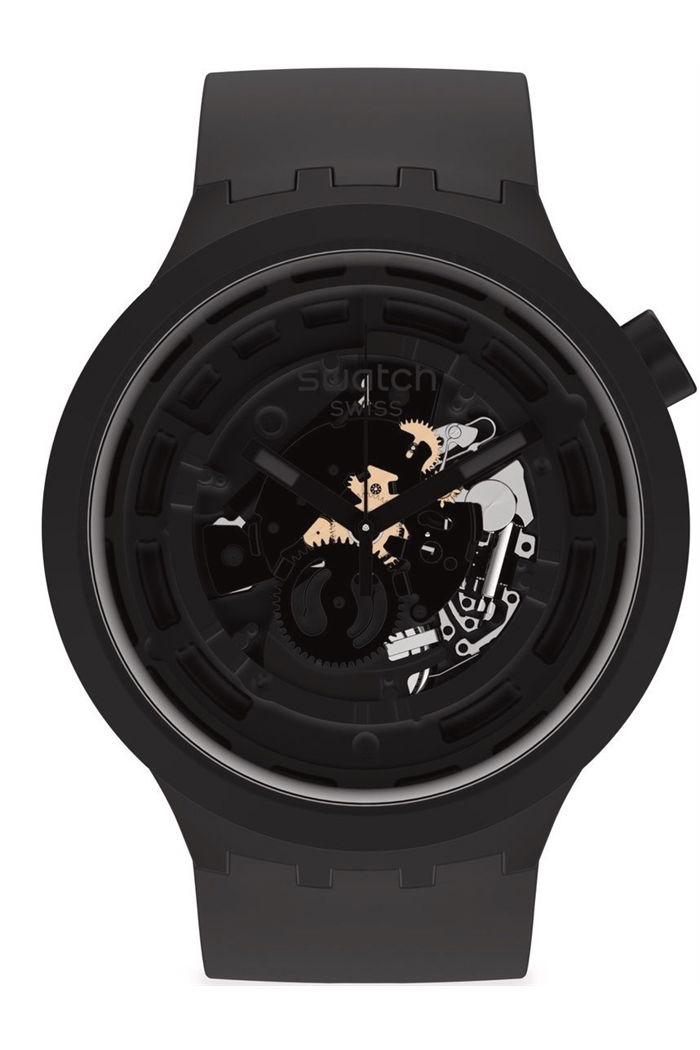 Swatch Sb03b100 C-BLACK Big Bold Ceramic