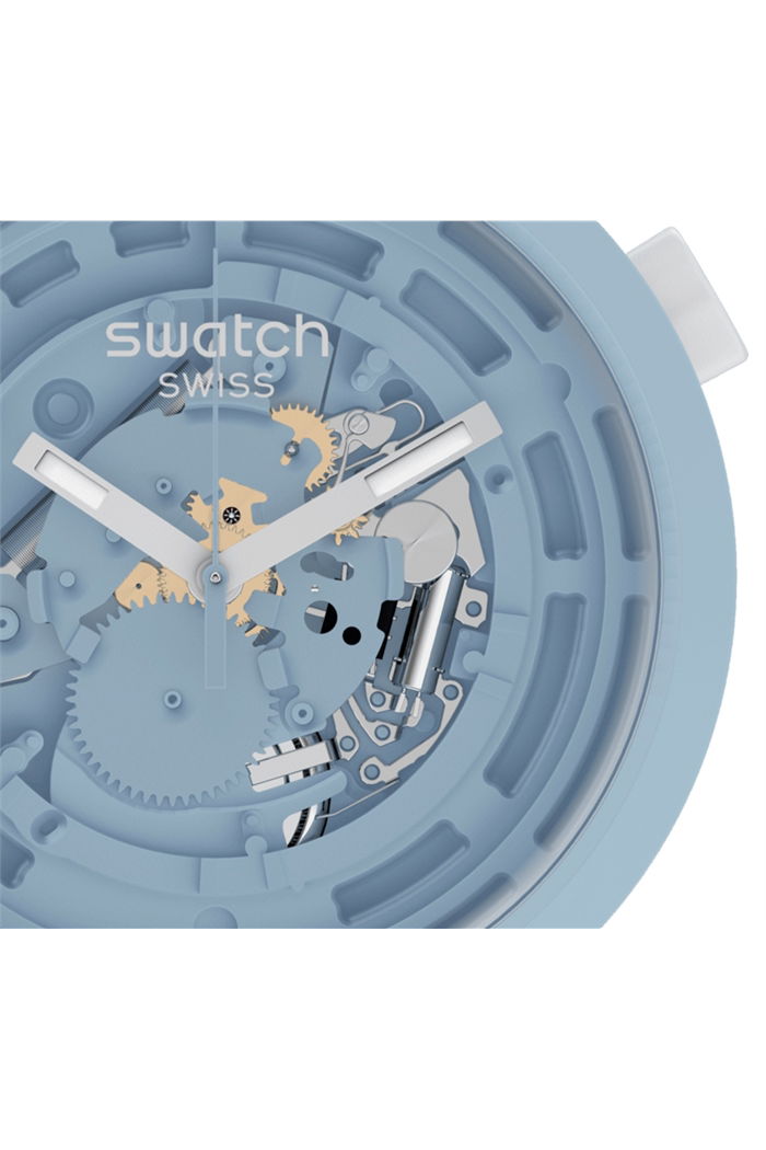 Swatch Sb03n100 C-BLUE Big Bold Ceramic