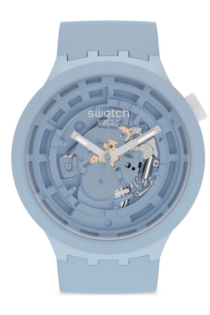 Swatch Sb03n100 C-BLUE Big Bold Ceramic