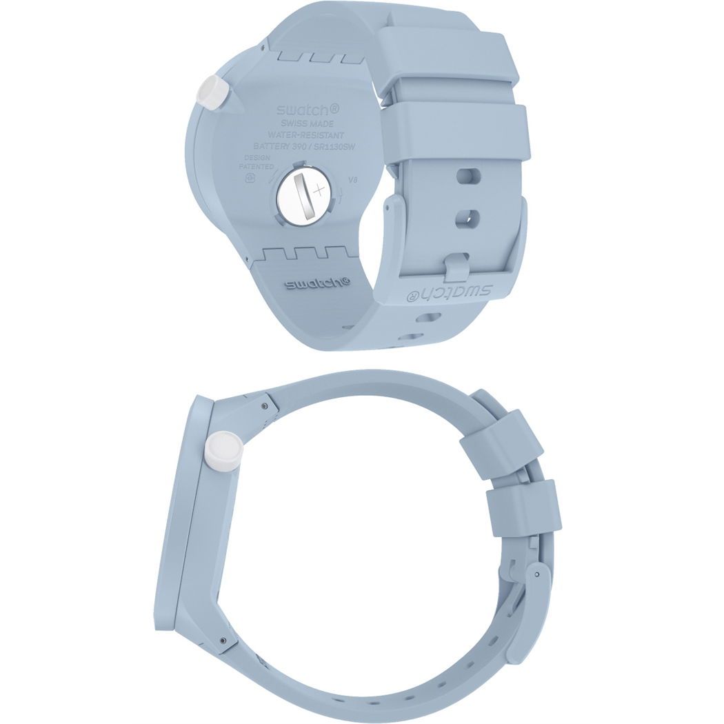 Swatch Sb03n100 C-BLUE Big Bold Ceramic