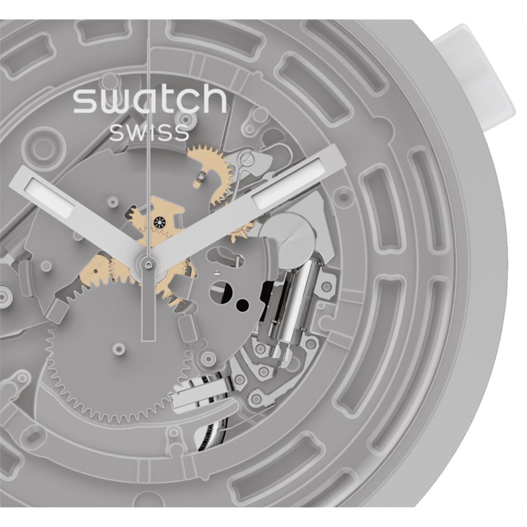 Swatch Sb03m100 C-GREY Big Bold Ceramic