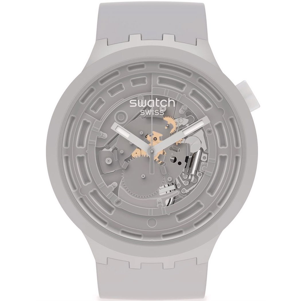Swatch Sb03m100 C-GREY Big Bold Ceramic