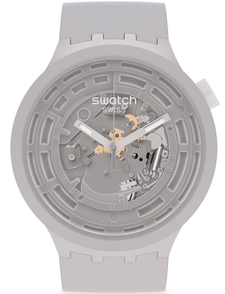 Swatch Sb03m100 C-GREY Big Bold Ceramic