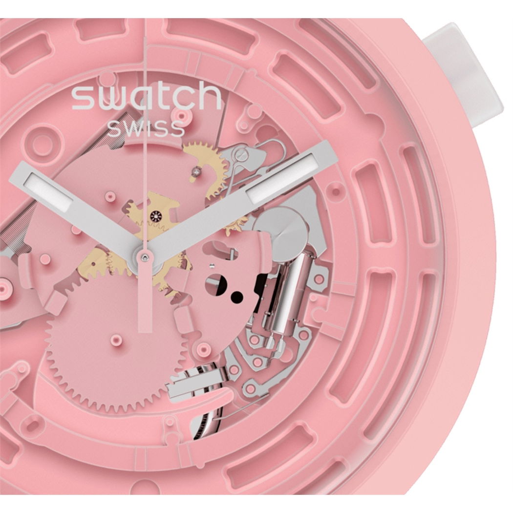 Swatch Sb03p100 C-PINK Big Bold Ceramic
